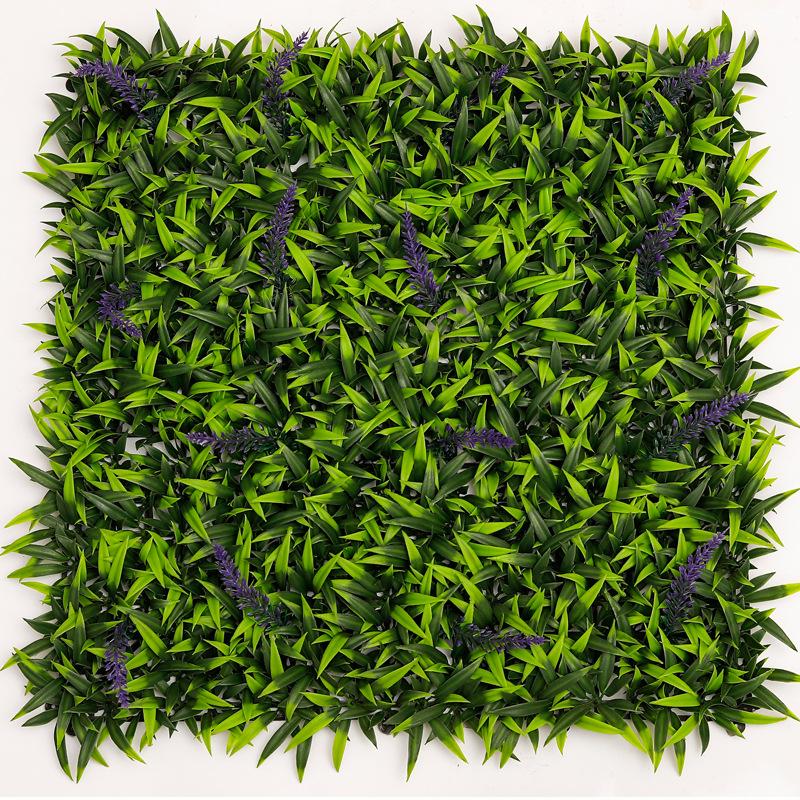 Sunscreen Simulation Plant Wall Artificial Background Wall Decoration Anti-Uv Milan Eucalyptus Lawn Plastic Fake Green Wall