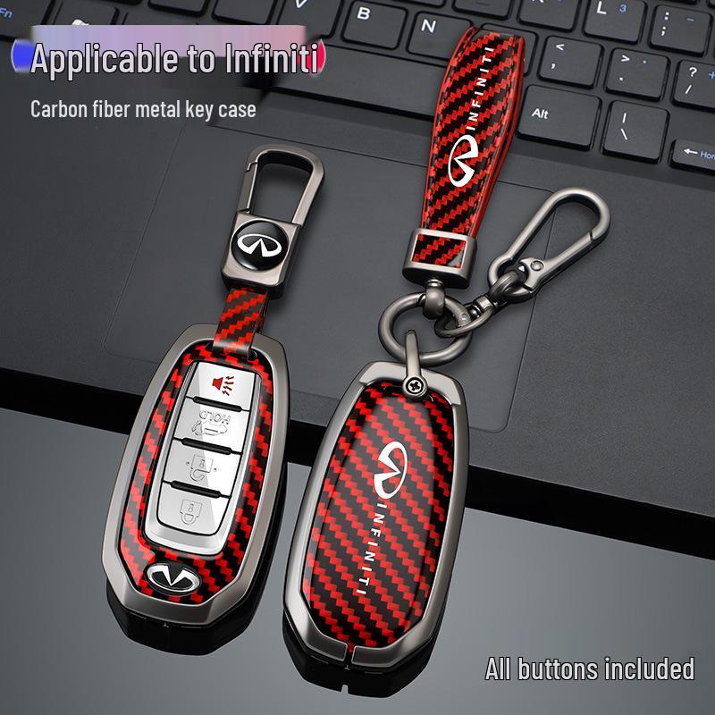 Infiniti Key Case: Fits QX50, Q50L, QX60, Q70L, QX30, FX35 – Sleek Shell for Both Genders