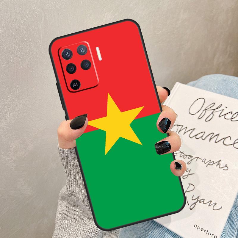Burkina Faso Flagge Hülle Für Oppo A78 A98 A18 A38 A58 A60 A80 A40 A77 A57 A17 A74 A54 A94 A96 A76 A16 A15 A5 Pro