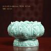 1PCS White Porcelain Incense Burner Ornament for Home Indoor Eight Auspicious Offerings and Buddhist Supplies Candlestick holder