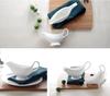 1 Pcs 3 5 8 Oz Silver Gravy Boats Beefsteak Gravy Sauce Boat Container Plate Tableware-in Gravy Boats for Home