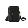 Genuine Leather Men's Vertical Crossbody Phone Waist Bag with Belt Loop (8-Inch)