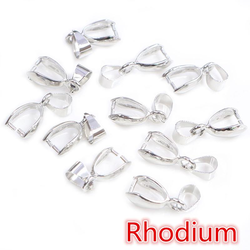 

50pcs/lot 5x14mm 6x17mm 8x20mm 7 Colors Pendants Clasps Clips Bails Connectors Charm Beads Necklace Jewelry Making Findings 5x14mm