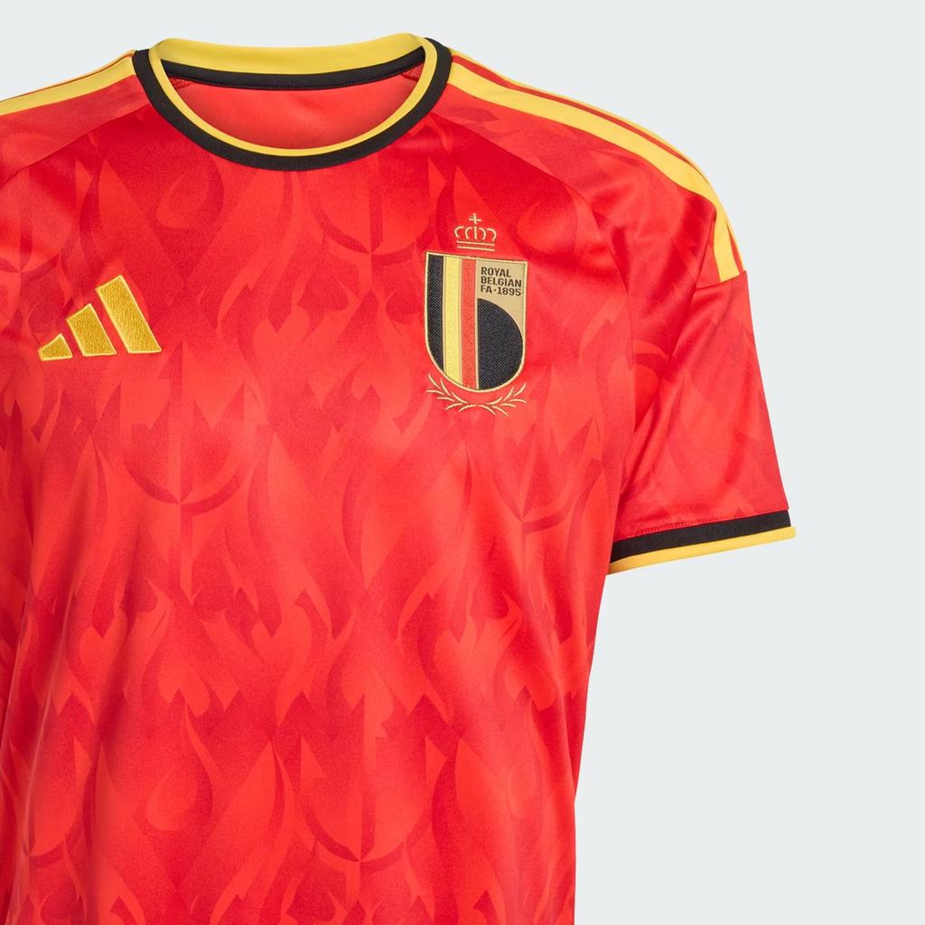 adidas Belgien 26 Heimtrikot Rot/Kräftiges Gold Unisex Oberteile JM8381