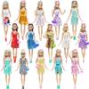 32 Item/Set Ba Doll Bie 11.5 Inch Doll Accessories=10 Mix Dress+ 4 Glasses+ 6 Necklaces+2 Handbag+ 10 Shoes Clothes 11.8'' Doll