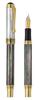 Xezo Maestro Fountain Medium Marine Tahitian Black White 18kt No Two Pens Are Pen, Nib, Iridescent, Origin, & Mother-of-Pearl, Gold-Plated Fittings.