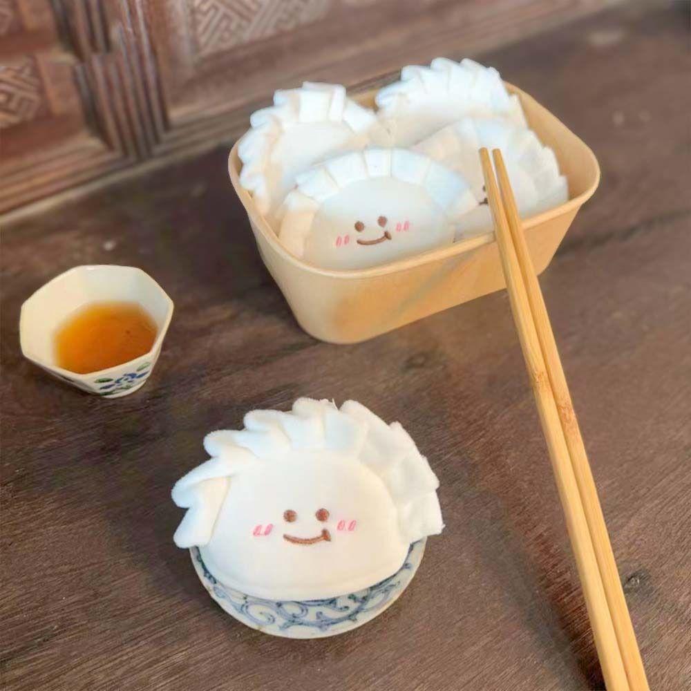 Charms Cartoon Plush Coin Purse Key Chain Earphone Storage Bag Cute Dumplings Coin Purse  Children