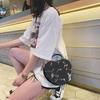 1 Pcs Women Pu Leather Shoulder Bag Leisure Spring Summer Heart-Shaped Handbag Crossbody Bags Zipper