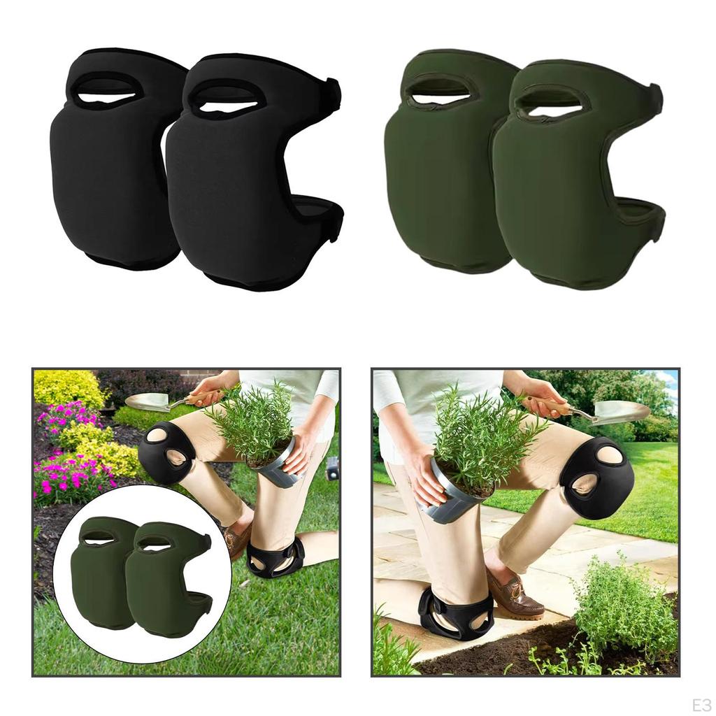 2 Pieces Gardening Knee Pads Flooring Kneepads Protectors Thick EVA Foam Pad for Camping Garden