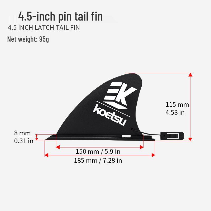 KOETSU 11 Fin Box Tail Fin for Surfboard/Paddleboard/Kayak (US Standard)