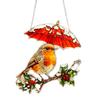 Colorful Acrylic Sun Catcher Scenery/Bird Hanging Ornament, Stained Glass Style Pendant, Double Sided Lightweight Wall Decor Decoration with