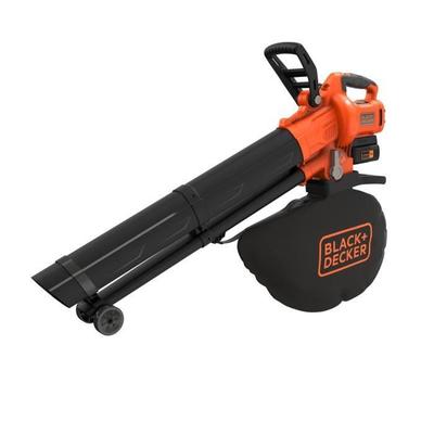 BLACK+DECKER Cordless Vacuum Blower Shredder - BCBLV3625L1-QW - 36V - With 36 V Battery - 45L Bag