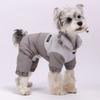 Waterproof Fabric Dog Jumpsuit Padded Cotton Puppy Down Jacket Soft Dog Jacket  Winter Season