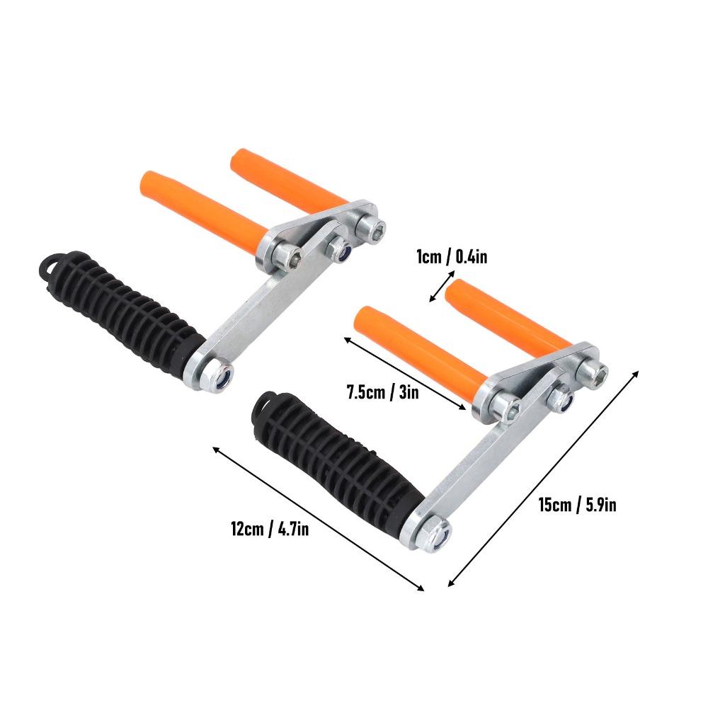 2pcs 53mm / 2.1in Clamping Capacity Gripper Lifting Tool Panel Clamp Carrier For Doors