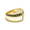 Luxenter Ring In 925 Sterling Silver and Brilliant Zirconia with 18k Gold Finish - Dorane