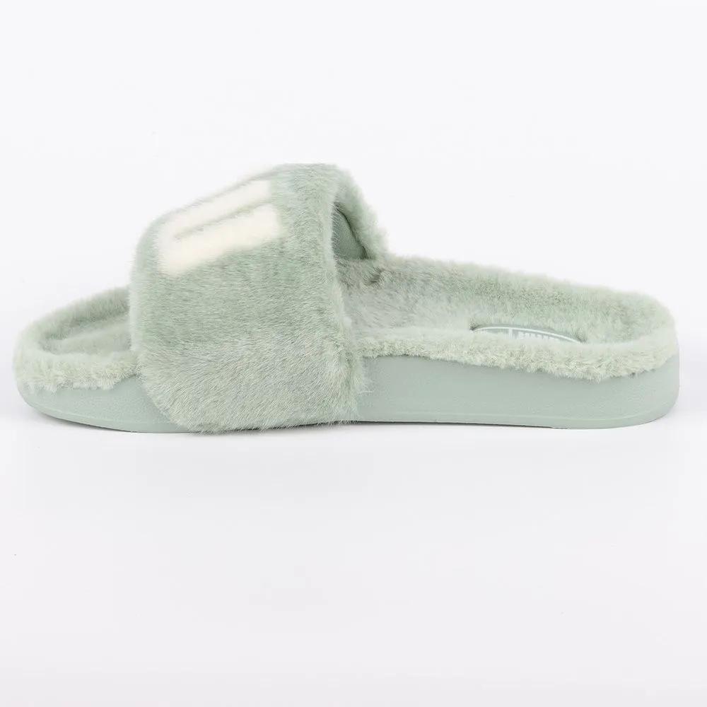 Puma Leed Cat 2.0 Fuzz WNS Slippers 38731312 Fur Slippers Fur Shoes Winter Warm Shoes for Indoors and Outdoors