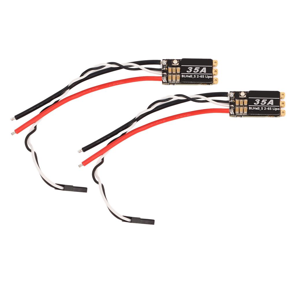 2Pcs RC Brushless ESC 35A Disturbance Resistant RC Drone ESC for FPV Across Machines 4 Axies Drone