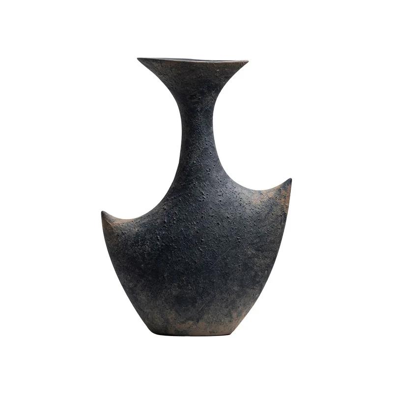 Kreative Keramikvase Abstrakte Geometrische Radiane Blumenvase Blumenarrangement Zubehör Keramik Handwerk Heimdekoration