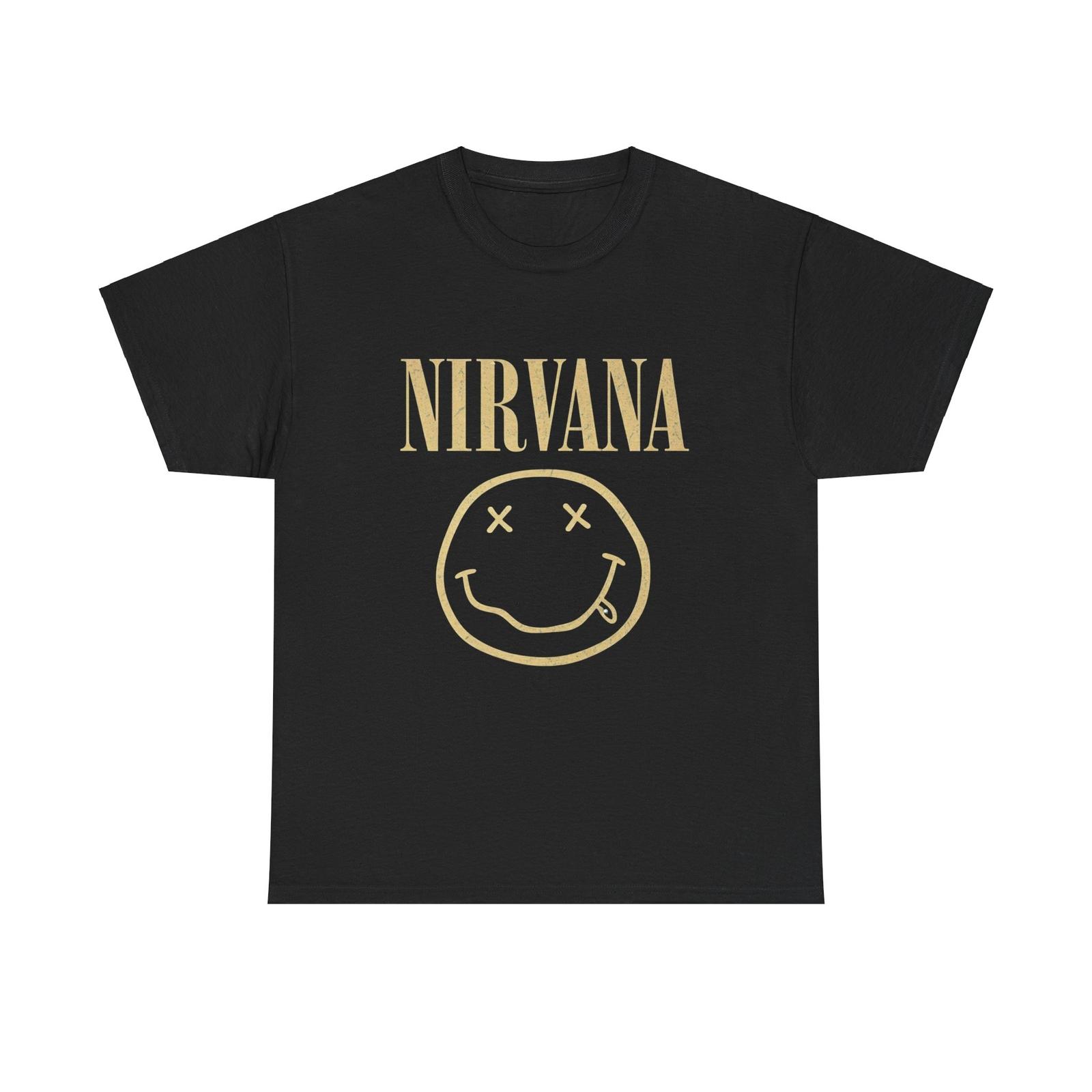 26 Nirvana T-Shirt Grunge Band Music Tee Unisex Graphic Shirt Alternative Rock Unisex T-Shirt M