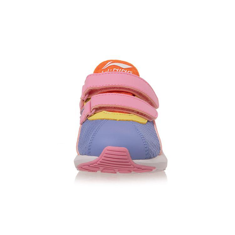 Li Ning Sports Lifestyle Series Non-Slip Wear-Resistant Casual Shoes Kids Sneakers Pink Blue YKAP148-32