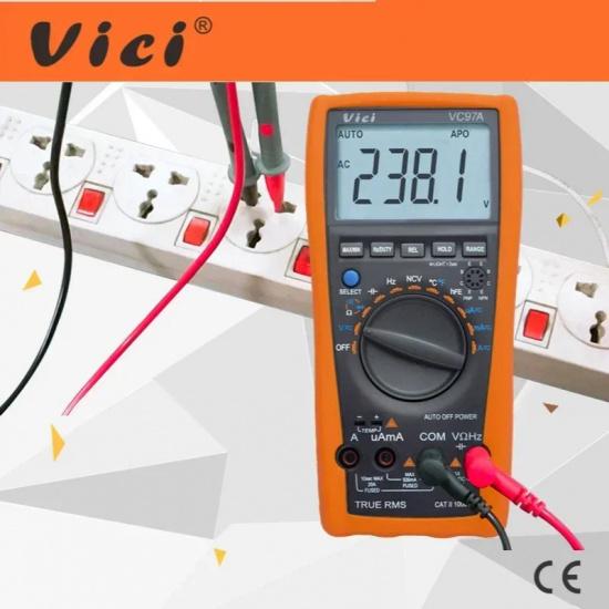 True RMS Multi-function High-quality Universal Meter VICI VC97A 4000 Count Automatic Range Digital Multimeter NCV