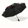 1pc Heart with Crown of Thorns Automatic Open/close Folding Umbrella, Compact Portable Travel Umbrella,Cute Umbrella, Durable Construction yy250804102