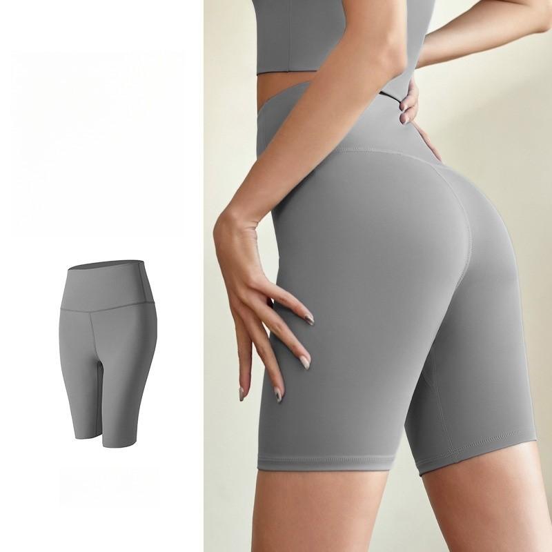 Καλοκαιρινά Γυναικεία Αθλητικά Σορτς με Γοφούς Ροδάκινου Ψηλόμετρα Ελαστικά Σφιχτά Κολάν Γιόγκα Αθλητικά Κοντά Παντελόνια
