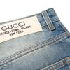 Gucci Logo Patch Straight-Leg Jeans 760651-XDCO1-4011