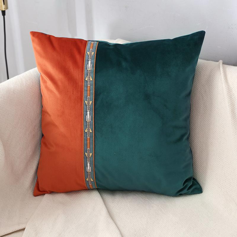 Housse de coussin cheval de luxe design moderne Housse de coussin de décoration de canapé Housse de coussin lombaire 45x45 Housse de coussin de décoration de lit 30x50 CM 30x50cm