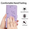Purple Playful Cat-themed Leather Wallet Stand Function Phone Case for iPhone Samsung Huawei Honor Xiaomi Redmi Oppo Infinix Tecno Google...