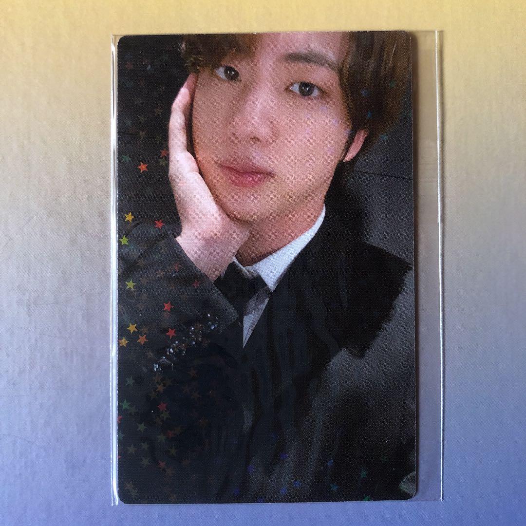 BTS Jin hologram trading card BE lucky draw photo