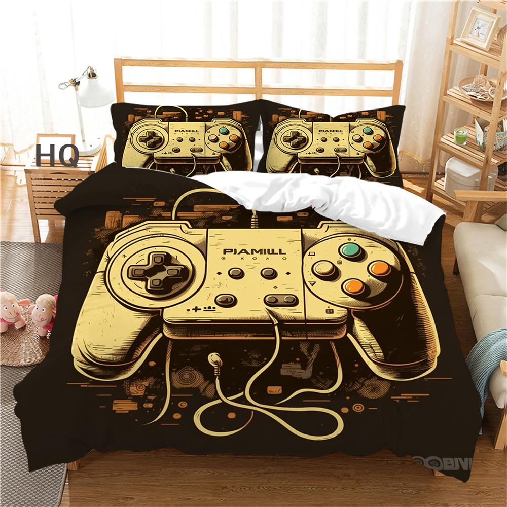 Bed Clothes 3D Game Console Printing Teens Single Size Bedding Set Fashion Luxury Boy Home Bedclothes