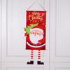 Colorful Christmas Door Hanging Banner for Festive Decoration