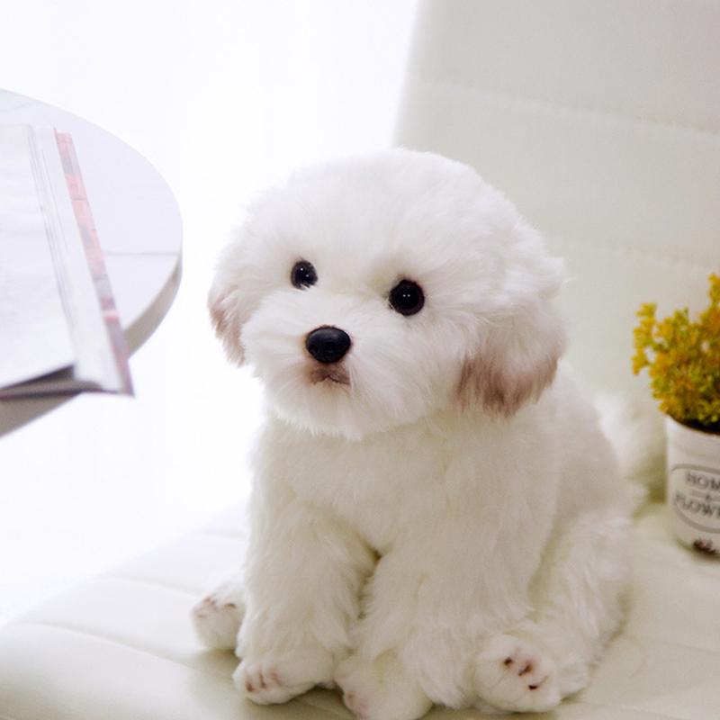 Cute Realistic Puppy Plush Toy Super Soft Animals Doll Personalized Pillow For Home,Living Room Office