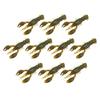 10pcs Soft Fishing Lure Crawdad Bait PVC Shrimp Artificial Soft Lure Baits for Bass Fishing