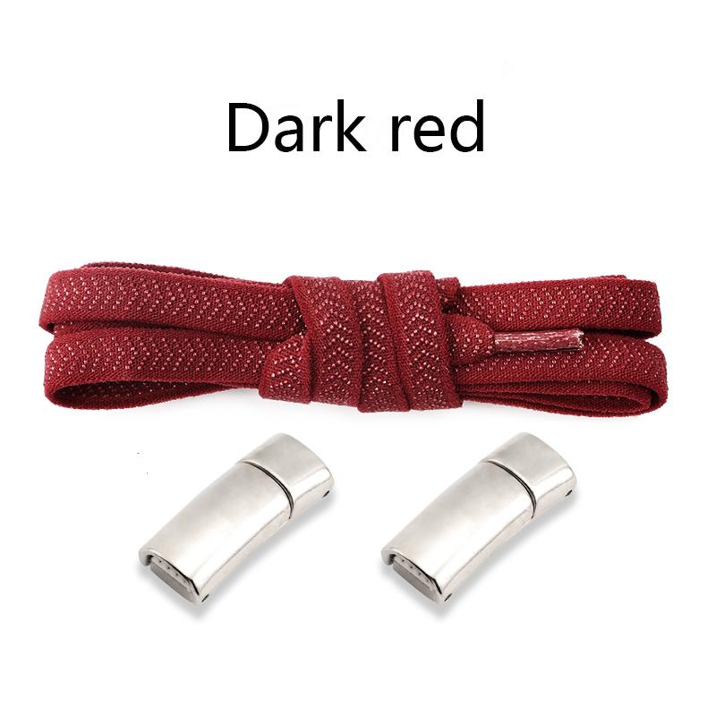 New Magnetic Lock Shoelaces Without Ties Kids Adult Elastic Laces Sneakers 8mm Thick Flats No Tie Shoe Laces Shoes Accessories