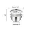 304 Stainless Steel Steaming Bowls with Lids (Set of 2)