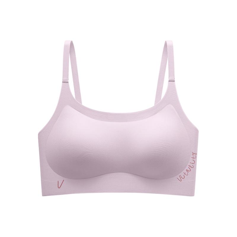 Traceless underwear women's liquid foundation invisible gathering soft support summer suspender beautiful back bra cover