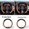 3D ražená kožená potah volantu pro Mercedes-Benz A C E S V Třída AMG GLA GLC GLK Vito SL ML Sprinter SLK Viano