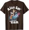 Rizz Em With The Tism Funny Meme Cat Autism T-Shirt