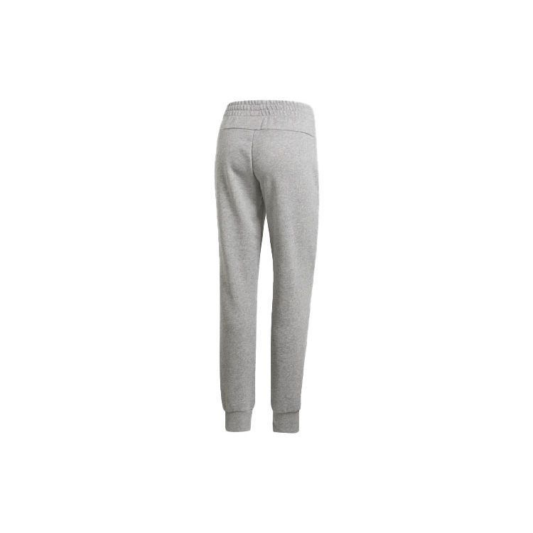 Adidas Sports Drawstring Joggers Women Bottoms Medium-Heather-Grey DU0701
