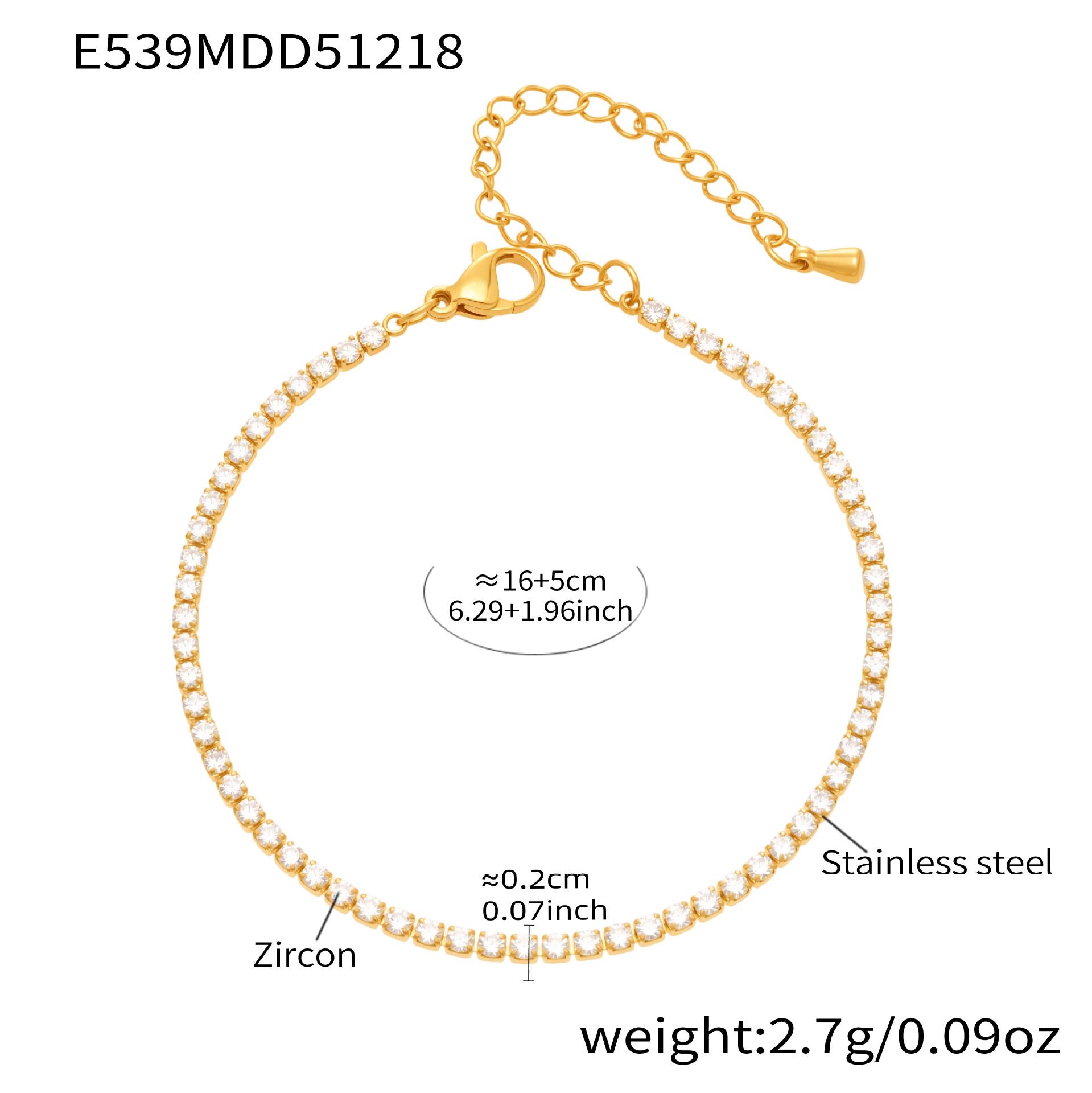 18K Gold-Plated Zircon Bracelet for Women - Chic & Versatile Fashion Jewelry