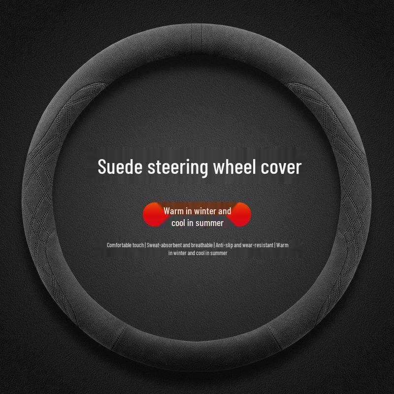 Steering Wheel Cover for Honda Accord: Compatible with 7th to 11th Generations, Winter Flocking Design