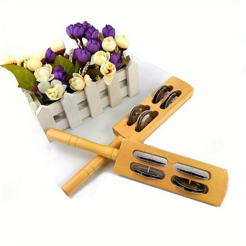Percussion Instruments For Kids Metal Wood Rhythm Sticks Percussion Instruments Educational Musical Toys Handheld Educational