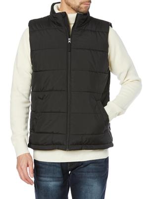 [Amazon Essentials] Gewatteerd Vest Middeldik Heren Zwart M