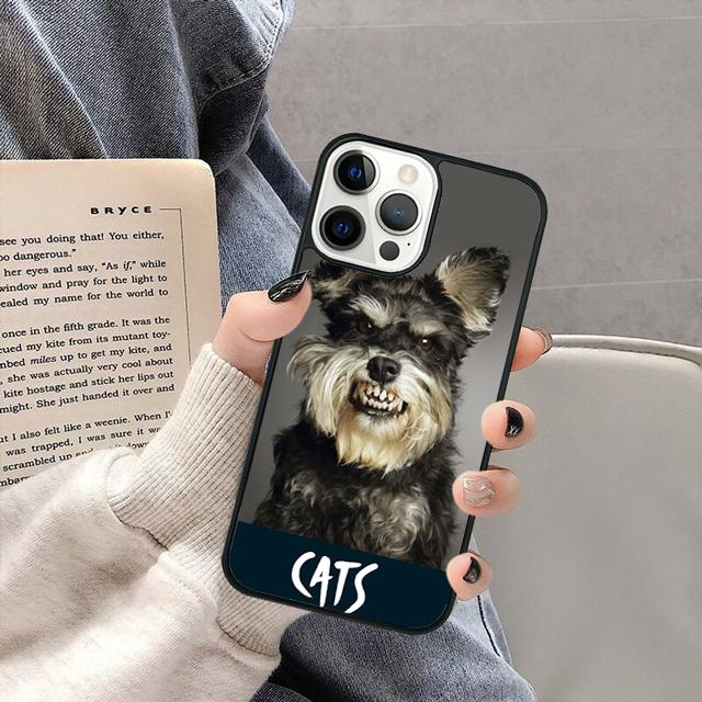 Cute Miniature Schnauzer Puppy Phone Case Cover for iPhone 17 Air 16 16e 15 13 14 11 12 Pro Max Max Plus Coque Fundas Shell