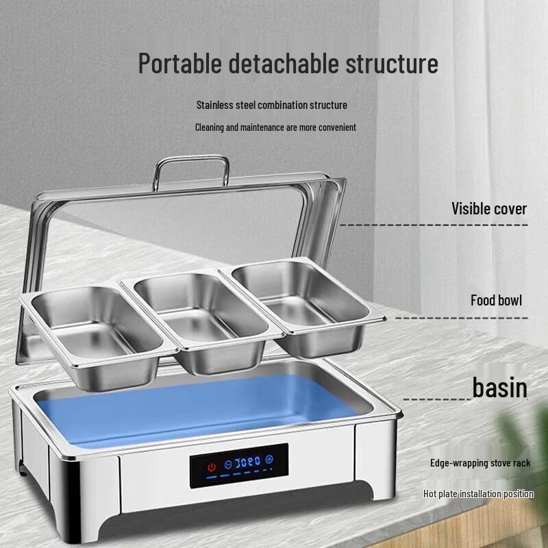Electric Stainless Steel Buffet Food Warmer