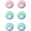 Cyber Analog Stick Cover Nekonyan Plus  for Switch Pro Controller  Pastel - Switch