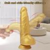 Gel di silice Dildo grande e lungo Realistico Dick Strapon Pene Morbido Ventosa Nero Vagina Masturbatore Giocattolo del sesso anale per donna Stimolazione del punto G