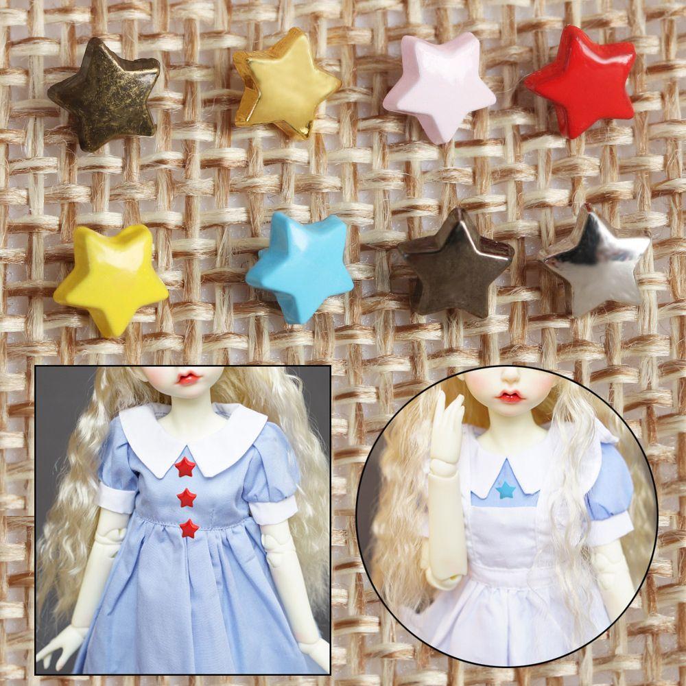 Domek dla lalek Miniaturowe Rękodzieło DIY Ubranka dla lalek Mini Guziki Odzież Szycie Klamra Metalowe Klamry